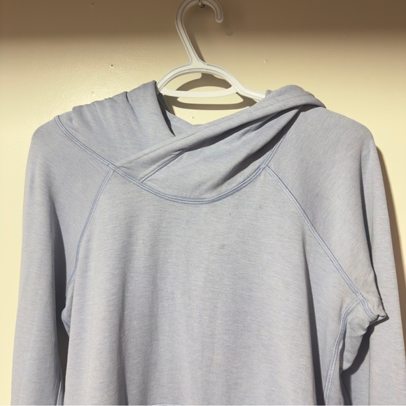 Lululemon Time Out Hoodie Heathered Deep Indigo Women Size 8? - Picture 4 of 11